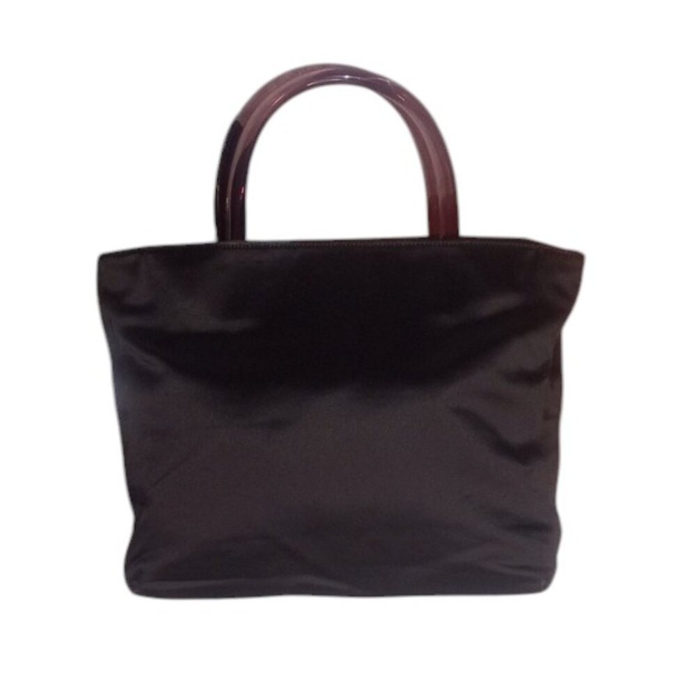 Prada Milano Mini Lucite Handle Satin Tote | GUC - Picture 12 of 12